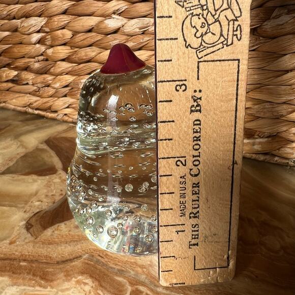 Pear with Bubbles Glass Art - Picture 4 of 6